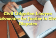 Civil Litigation Lawyer: Advocates for Justice in Civil Disputes